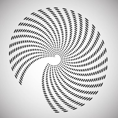 Girdap radyal çizgiler bozulma dönen. Soyut sarmal, girdap şekli, öğe