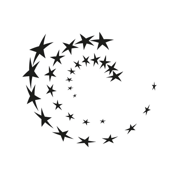 Patrón de fondo abstracto con estrellas. Ilustración vectorial . — Archivo Imágenes Vectoriales