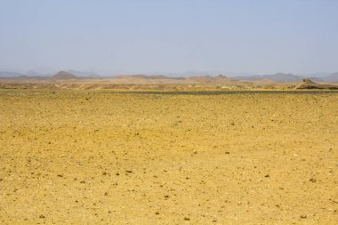 Mısır'da günbatımı Sandy çöl