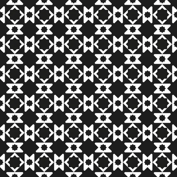 Fondo de patrón blanco y negro sin costuras abstracto — Archivo Imágenes Vectoriales