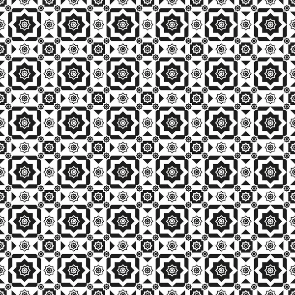 Seamless black and white pattern background abstract — Stock Vector