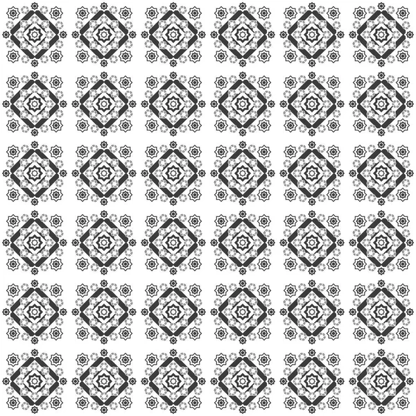 Černé a bílé vzor bezešvé pozadí abstraktní — Stockový vektor