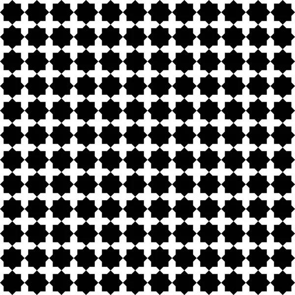 Motif géométrique vectoriel moderne hexagone, fond géométrique abstrait, imprimé tendance, texture rétro monochrome, design de mode hipster — Image vectorielle