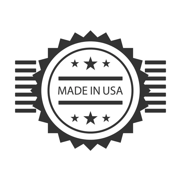 Векторная иллюстрация Made in USA — стоковый вектор