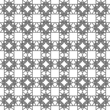 Vektör modern geometri desen altıgen, geometrik arka plan, modaya uygun yazıcı, tek renkli retro doku, hippi moda tasarımı