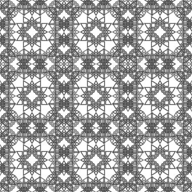 Vektör modern geometri desen altıgen, geometrik arka plan, modaya uygun yazıcı, tek renkli retro doku, oryantal çizimleri tasarım