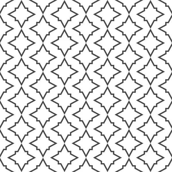 Vektorové moderní geometrie vzor hexagon, abstraktní geometrické pozadí, módní tisk, monochromatický retro textury, orientální kresby design — Stockový vektor