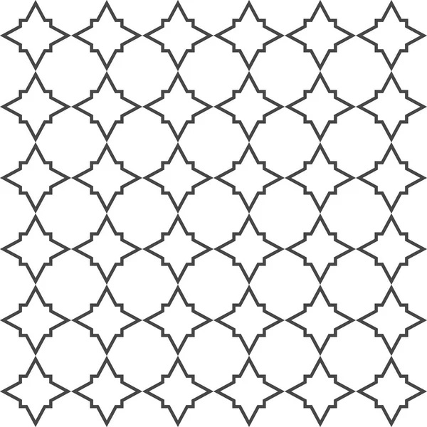Vektorové moderní geometrie vzor hexagon, abstraktní geometrické pozadí, módní tisk, monochromatický retro textury, orientální kresby design — Stockový vektor