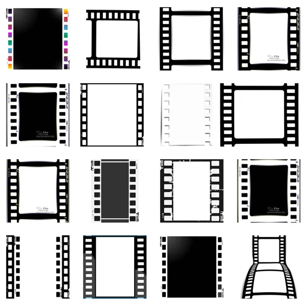 Film, film, Foto, filmremsa uppsättning filmruta, illustration — Stockfoto