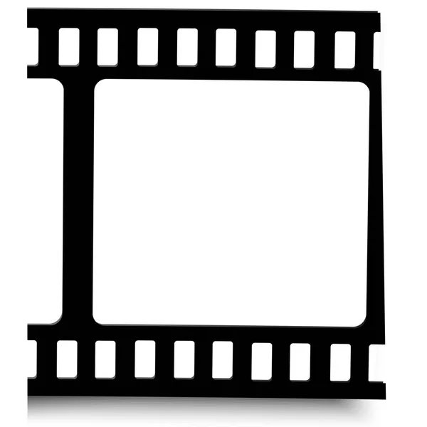 Película, película, foto, conjunto de tira de película de marco de película, ilustración — Foto de Stock