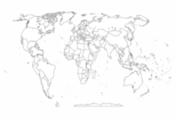 Mapa polityczny abstrakt świata — Zdjęcie stockowe