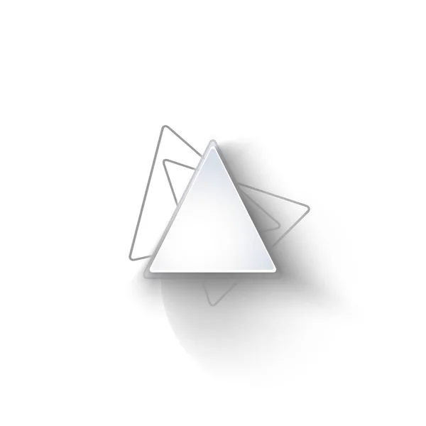 Modelo de mosaico para o seu design. Fundo branco e cinza. Estilo geométrico. Malha de triângulos . —  Vetores de Stock