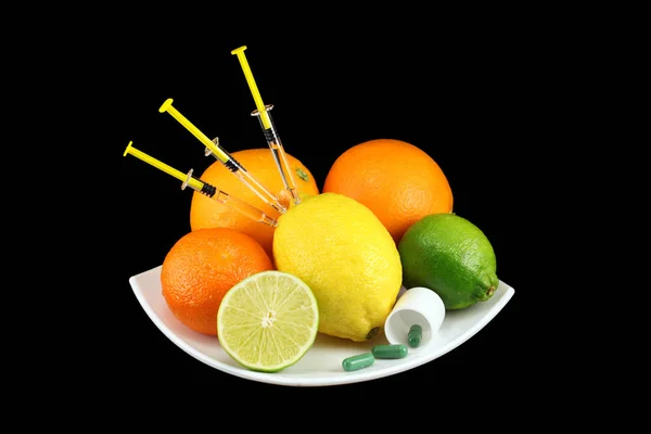 Vitamin C fruits — Stock Photo, Image
