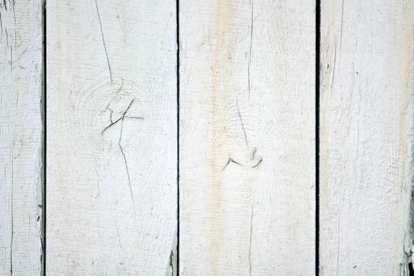 Фон из белых досок с завихрениями. Старая деревянная текстура . — стоковое фото