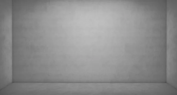 Рендеринг Абстрактна Темно Сіра Кольорова Бетонна Студійна Кімната Порожнім Простором — стокове фото