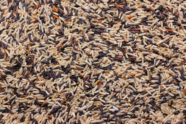 Ekologisk Riceberry Ris Konsistens För Bakgrund — Stockfoto