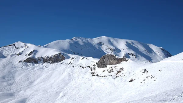 Alpi Francesi Inverno Francia — Foto Stock