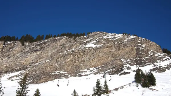 Die Französischen Alpen Winter Frankreich — Stockfoto