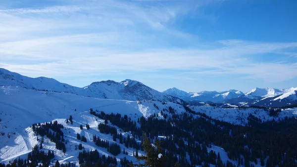 Alpes Franceses Inverno França — Fotografia de Stock