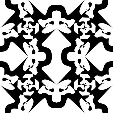 Sorunsuz Siyah Mermer doku, dekoratif girdap Şablonlar.