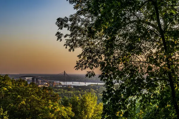 A view of the Dnipro River
