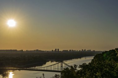 A view of the Dnipro River
