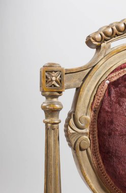 antika sandalye, Ayrıntılar, yakın çekim