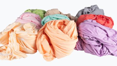 elastik bantlı çok renkli örgü çarşaflar