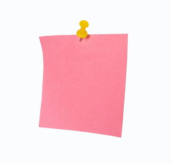 Pink Sticker White Background — Stock Photo, Image