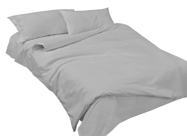 Образец Лежащий Кровати Белый Комплект — стоковое фото