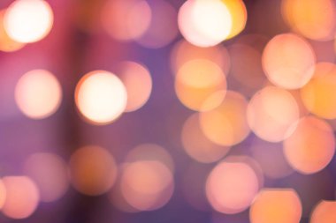Renkli Bokeh bulanık ışıkları söndürdü. Soyut arkaplan