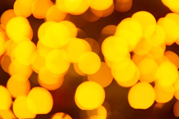 Oro sfondo astratto giallo con bokeh sfocato luci sfocate — Foto Stock