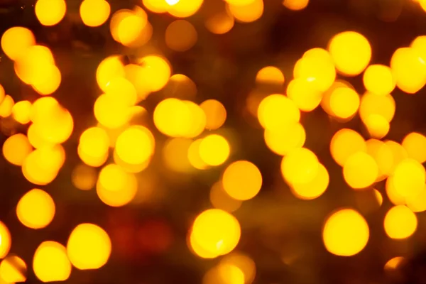 Oro sfondo astratto giallo con bokeh sfocato luci sfocate — Foto Stock