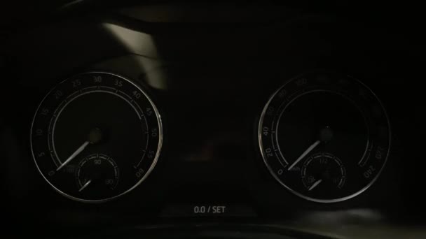 프라하를 스칼라 자동차의 대시보드 2020 — 비디오