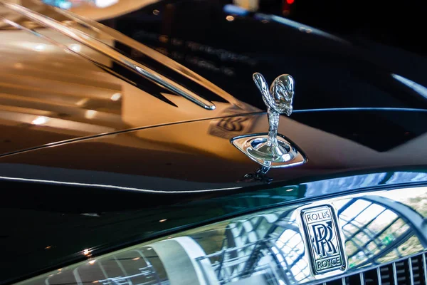 Rolls Royce Espírito Êxtase Figura Capô Bmw Welt Munique Alemanha — Fotografia de Stock