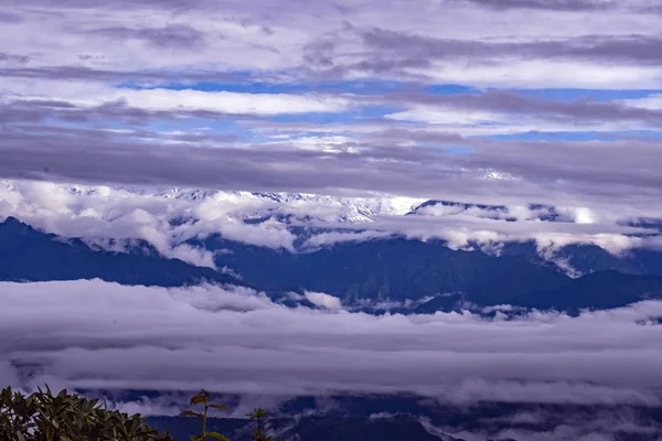 Ceci Est Une Photo Paysage Village Dans District Darjeeling Avec — Photo