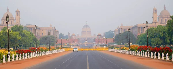 Rashtrapati Bhavan Officiële Woning Van President Van India — Stockfoto