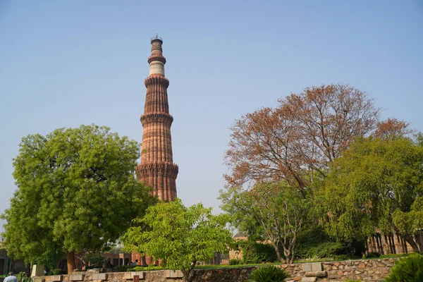 Qutub minar turm, new delhi, indien. UNESCO-Welterbe — Stockfoto