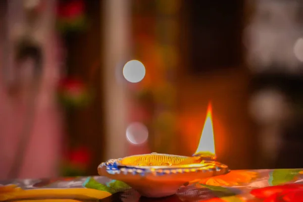 Deepawali é o festival hindu de luzes — Fotografia de Stock
