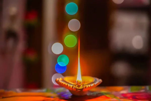 Deepawali a fények hindu fesztiválja. — Stock Fotó