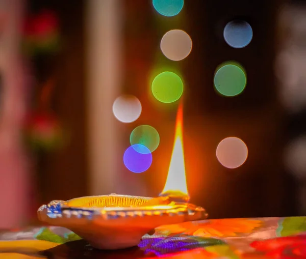 Deepawali é o festival hindu de luzes — Fotografia de Stock