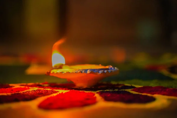 Deepawali é o festival hindu de luzes — Fotografia de Stock