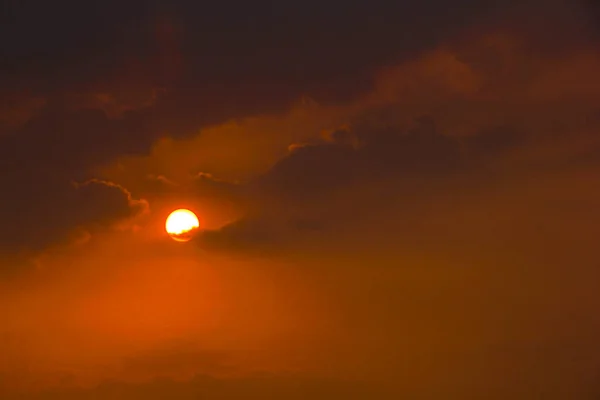 Όμορφη Ανατολή ηλίου και Sunset View στην Ινδία — Φωτογραφία Αρχείου