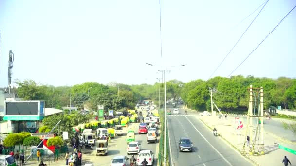 Gurgaon Una Ciudad Suroeste Nueva Delhi Norte India Conocido Como — Vídeo de stock