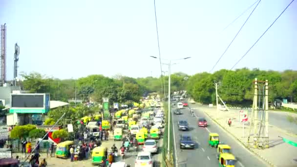 Gurgaon Jest Miastem Południowy Zachód New Delhi Północnych Indiach Znany — Wideo stockowe