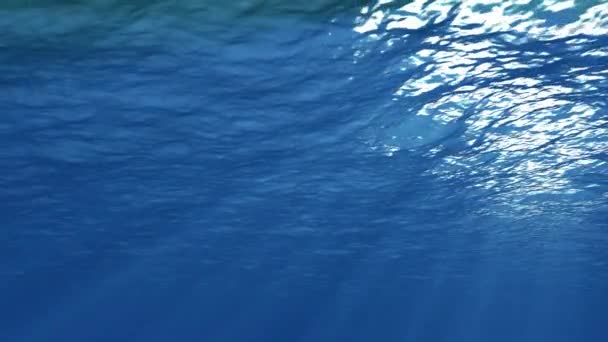 水中のモーション グラフィックスの背景 4 k — ストック動画