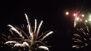 Gece havai fişek Festivali görüntüleri