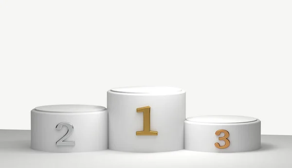 podyum silindir 3d render