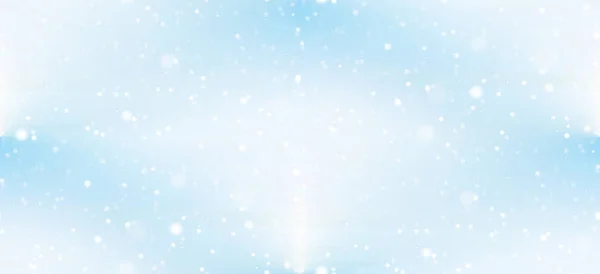 Seamless light blue sky background with snowflakes — Stock Photo, Image