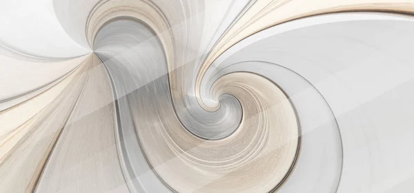 Metalik yaratıcı girdap arkaplan 3d-illüstrasyon altın şerit